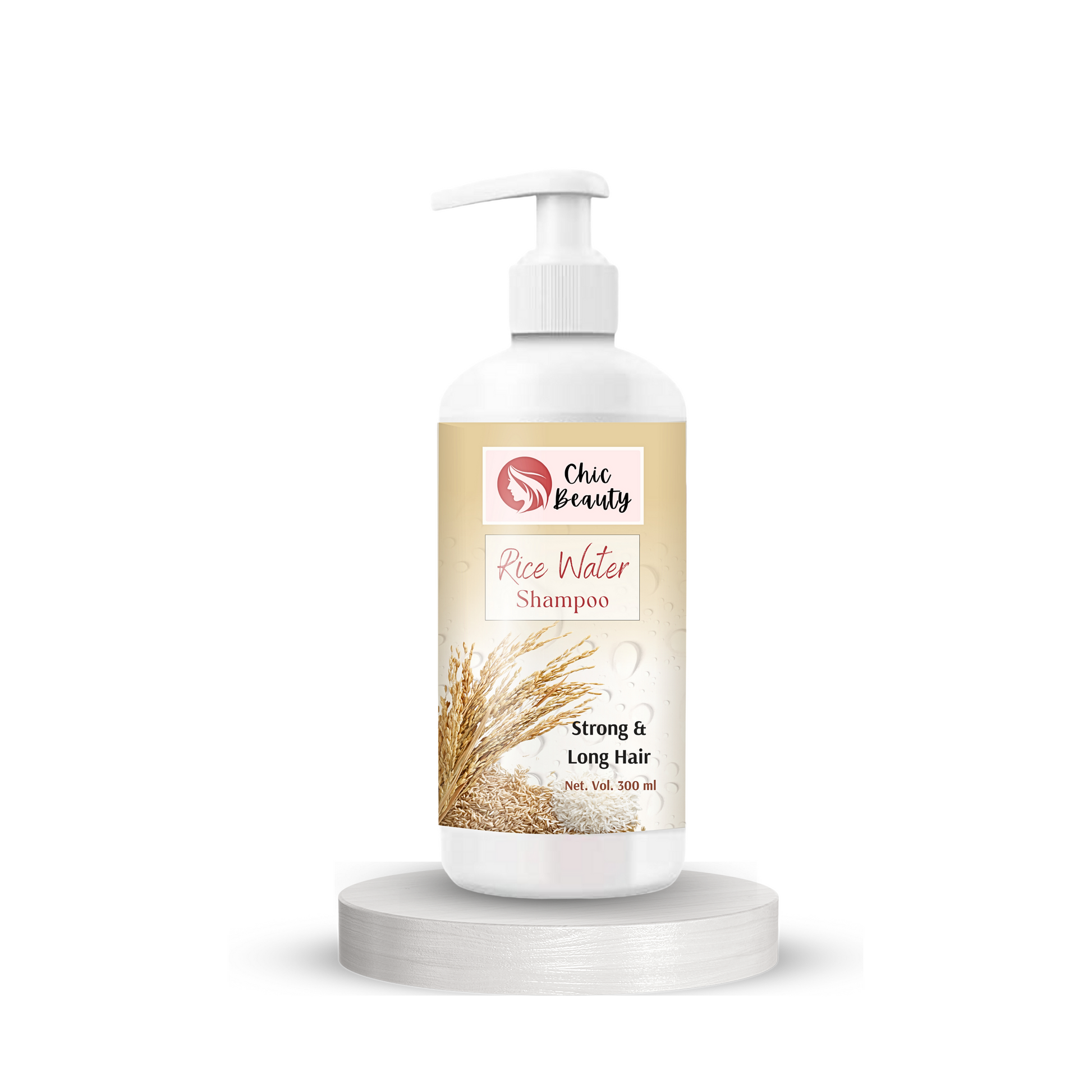 Chic Beauty Hair Care Combo for Long Hair (Rice Bran Hair oil 100ML + Rice Water Shampoo 300ml) - Chic Beauty
