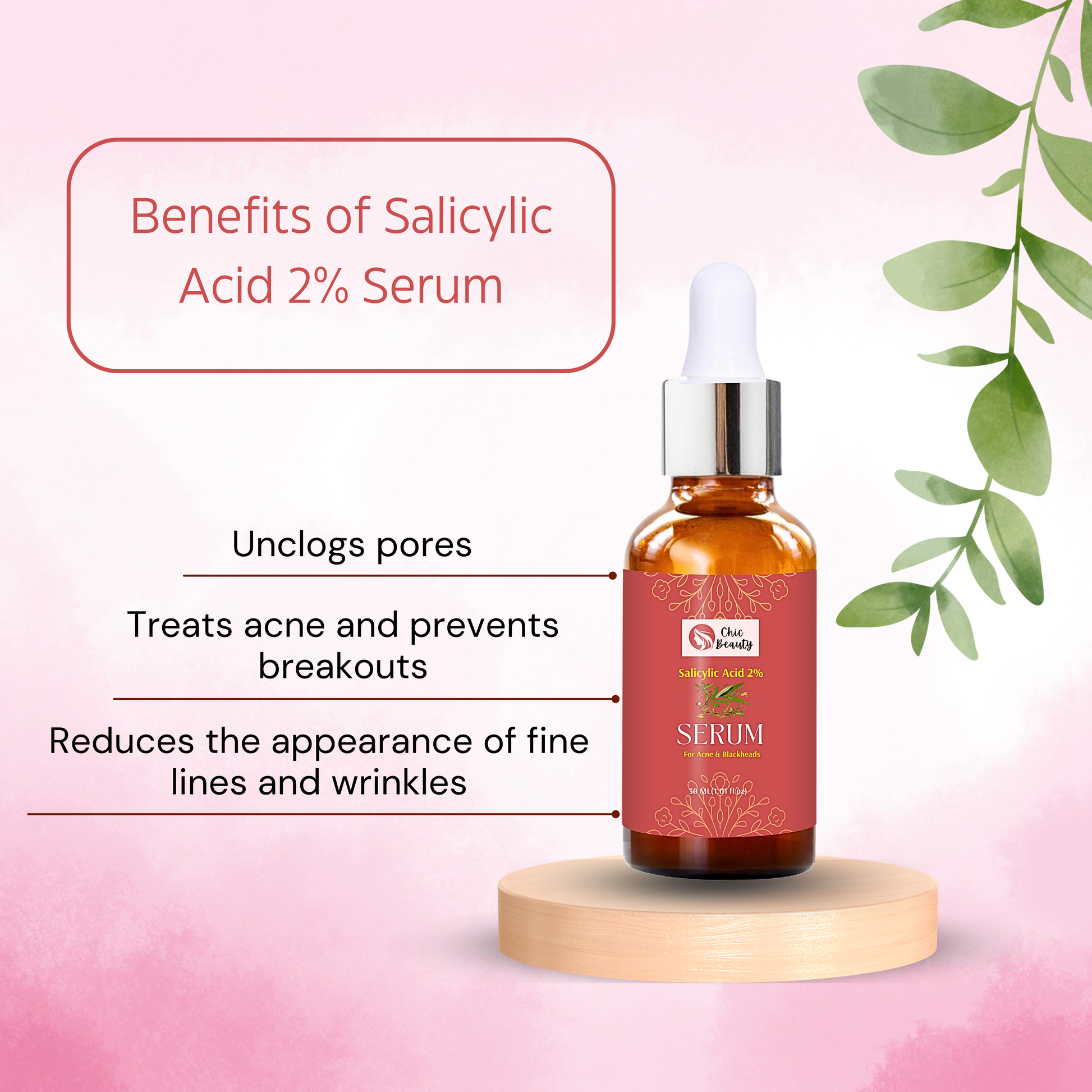 Benefits of Salicylic Acid 2% Serum 30ml