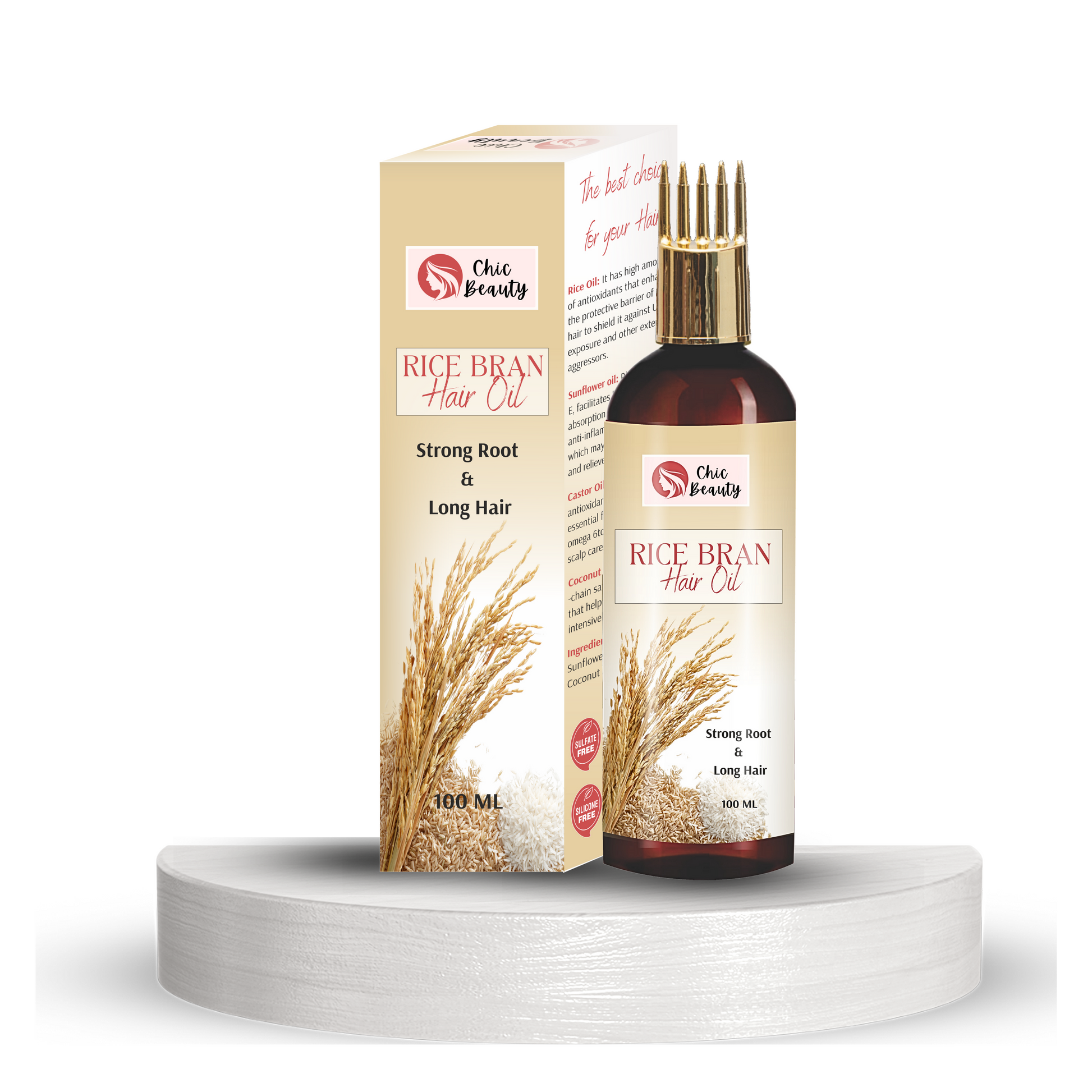 Rice Bran Hair oil 100ML